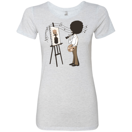 T-Shirts Heather White / Small Happy Little Tree Women's Triblend T-Shirt