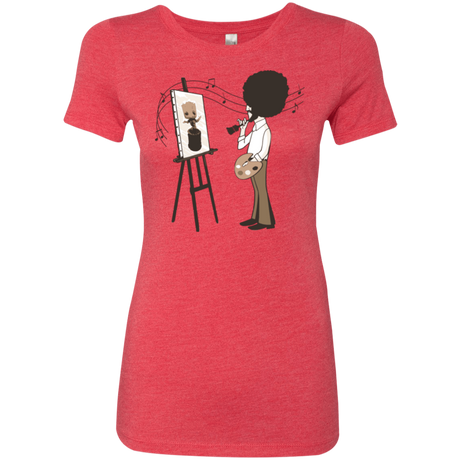 T-Shirts Vintage Red / Small Happy Little Tree Women's Triblend T-Shirt