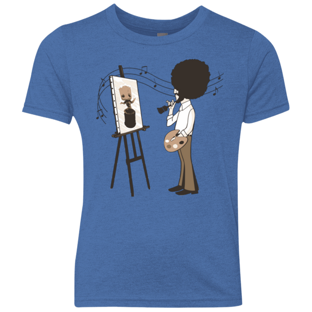 T-Shirts Vintage Royal / YXS Happy Little Tree Youth Triblend T-Shirt