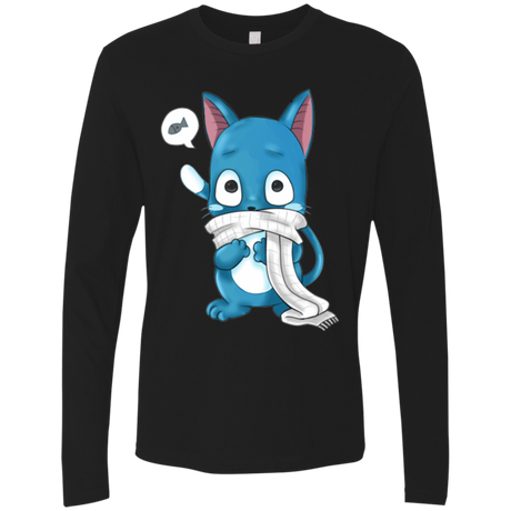 T-Shirts Black / Small Happy Men's Premium Long Sleeve