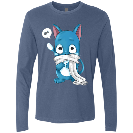 T-Shirts Indigo / Small Happy Men's Premium Long Sleeve