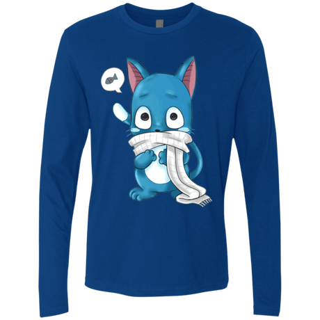 T-Shirts Royal / Small Happy Men's Premium Long Sleeve