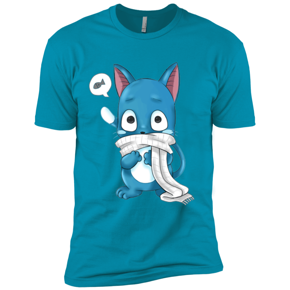 T-Shirts Turquoise / X-Small Happy Men's Premium T-Shirt