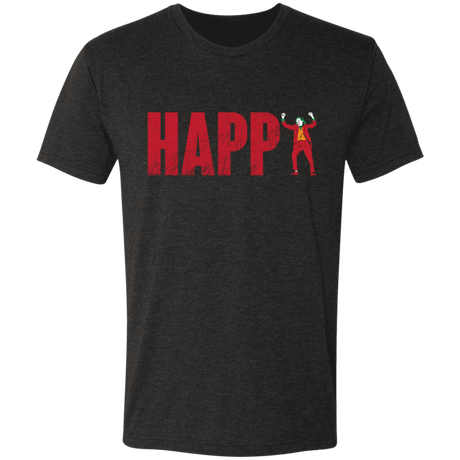 T-Shirts Vintage Black / S HAPPY Men's Triblend T-Shirt