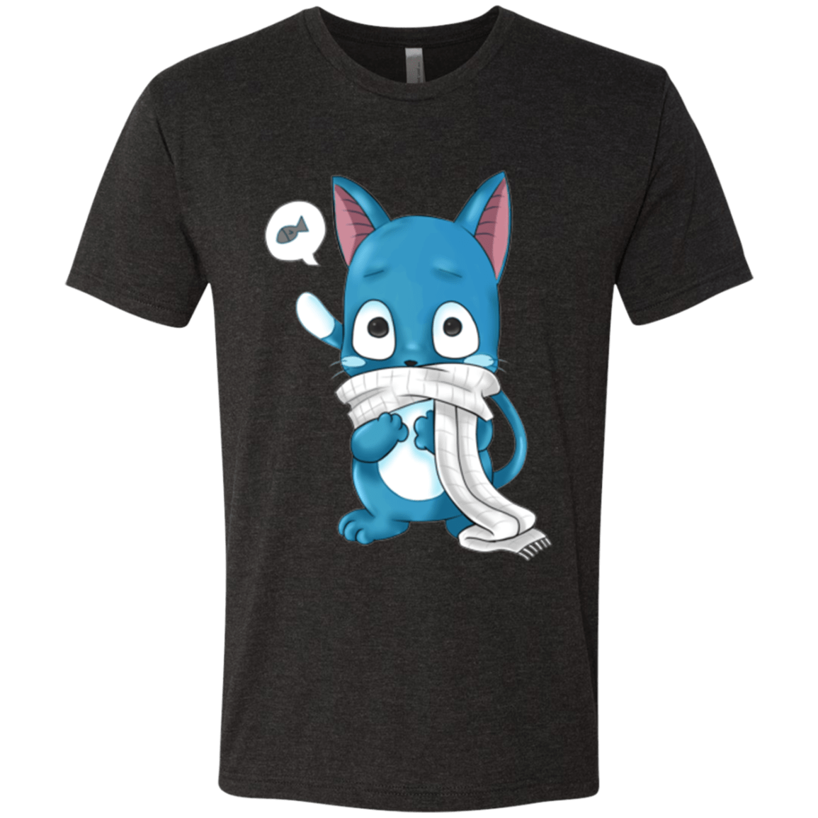 T-Shirts Vintage Black / Small Happy Men's Triblend T-Shirt