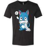 T-Shirts Vintage Black / Small Happy Men's Triblend T-Shirt