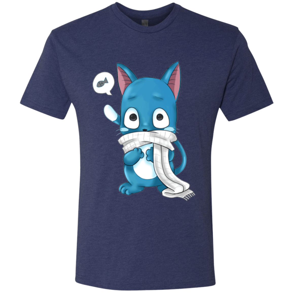 T-Shirts Vintage Navy / Small Happy Men's Triblend T-Shirt