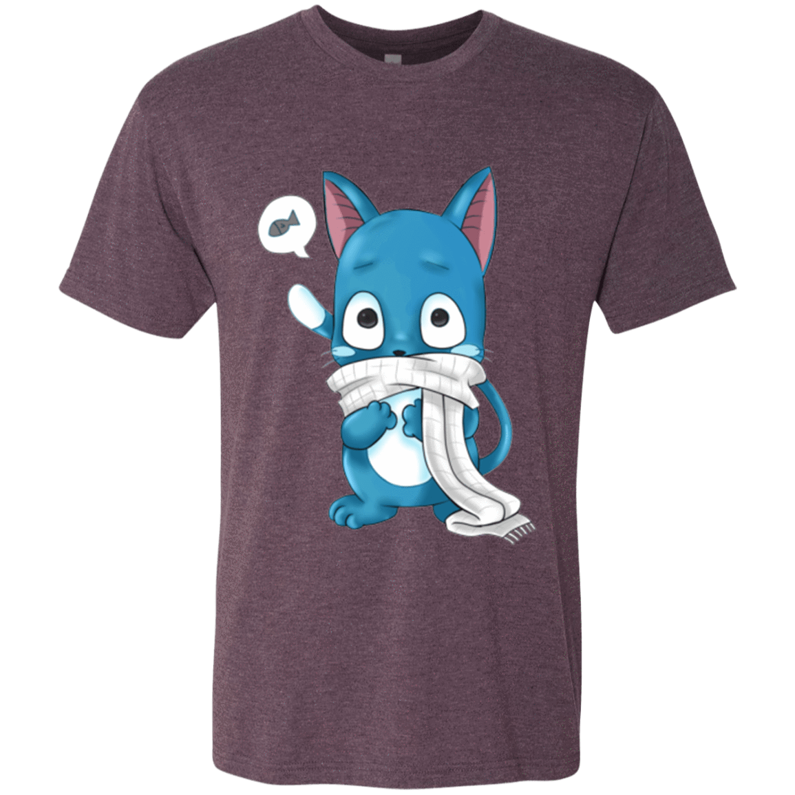 T-Shirts Vintage Purple / Small Happy Men's Triblend T-Shirt