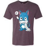 T-Shirts Vintage Purple / Small Happy Men's Triblend T-Shirt