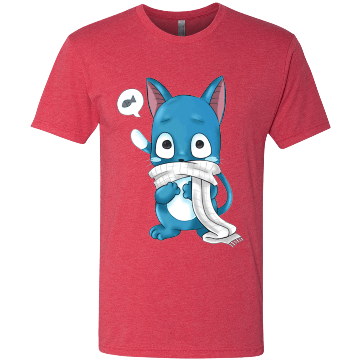 T-Shirts Vintage Red / Small Happy Men's Triblend T-Shirt