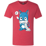 T-Shirts Vintage Red / Small Happy Men's Triblend T-Shirt