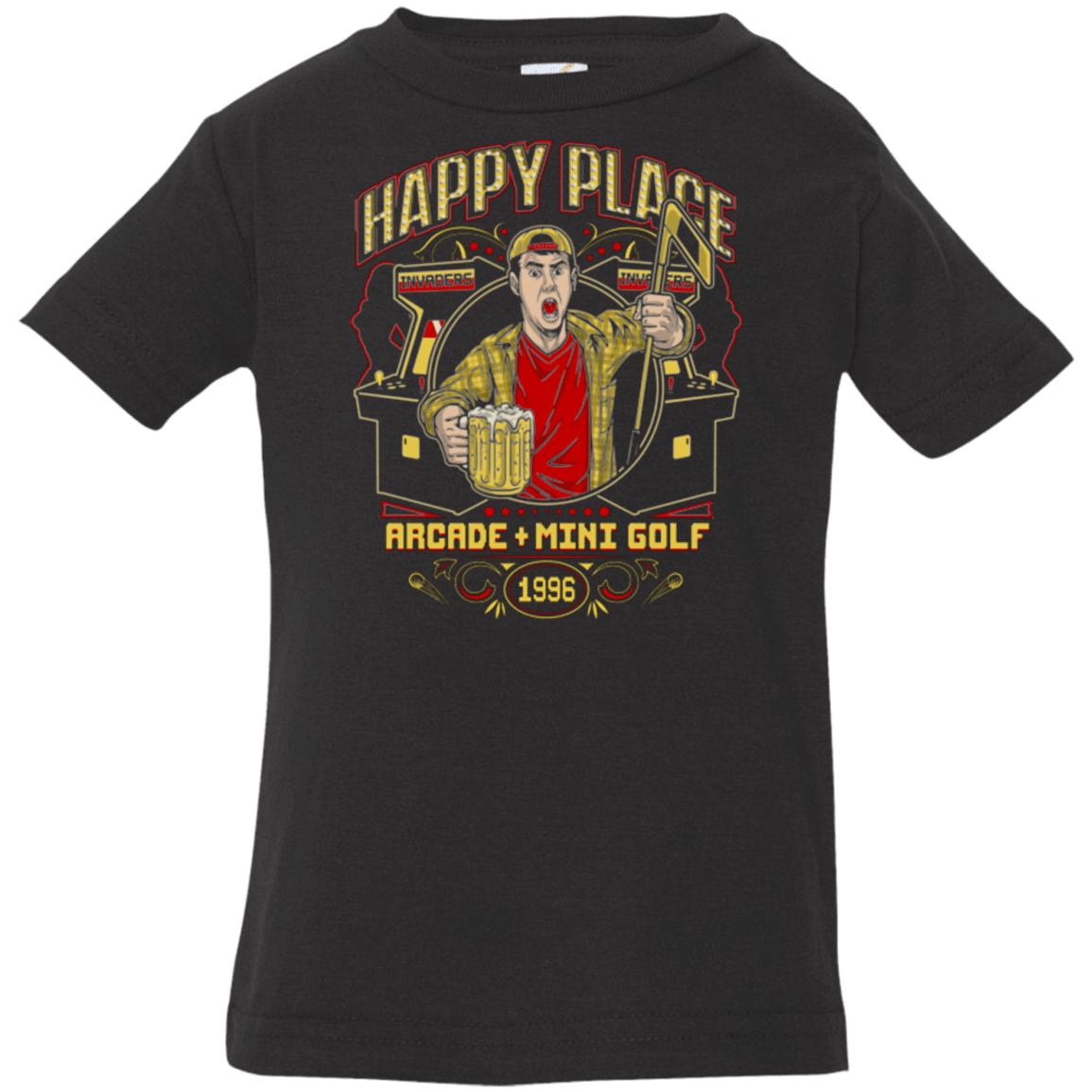 T-Shirts Black / 6 Months HAPPY PLACE Infant Premium T-Shirt