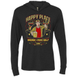 T-Shirts Vintage Black / X-Small HAPPY PLACE Triblend Long Sleeve Hoodie Tee