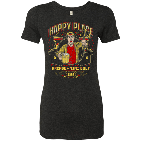 T-Shirts Vintage Black / Small HAPPY PLACE Women's Triblend T-Shirt