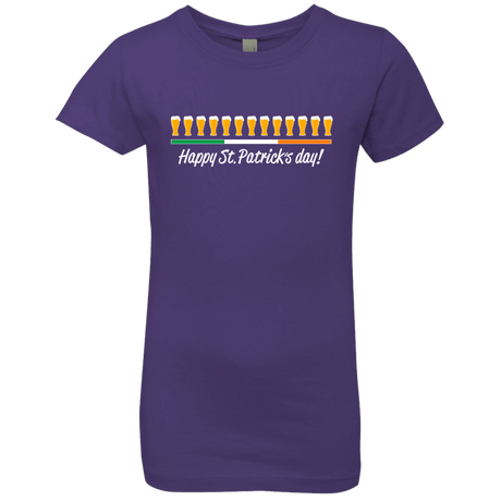 T-Shirts Purple Rush / YXS Happy St.Patricks Day Girls Premium T-Shirt