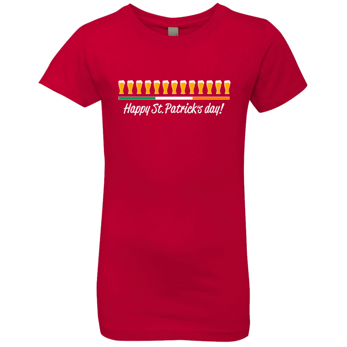 T-Shirts Red / YXS Happy St.Patricks Day Girls Premium T-Shirt