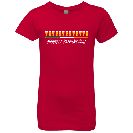 T-Shirts Red / YXS Happy St.Patricks Day Girls Premium T-Shirt