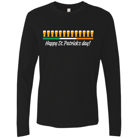 T-Shirts Black / Small Happy St.Patricks Day Men's Premium Long Sleeve