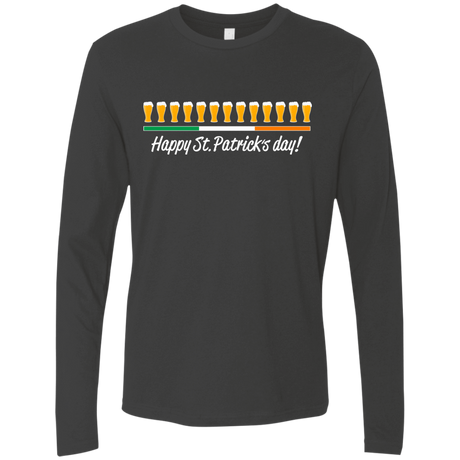 T-Shirts Heavy Metal / Small Happy St.Patricks Day Men's Premium Long Sleeve