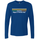 T-Shirts Royal / Small Happy St.Patricks Day Men's Premium Long Sleeve