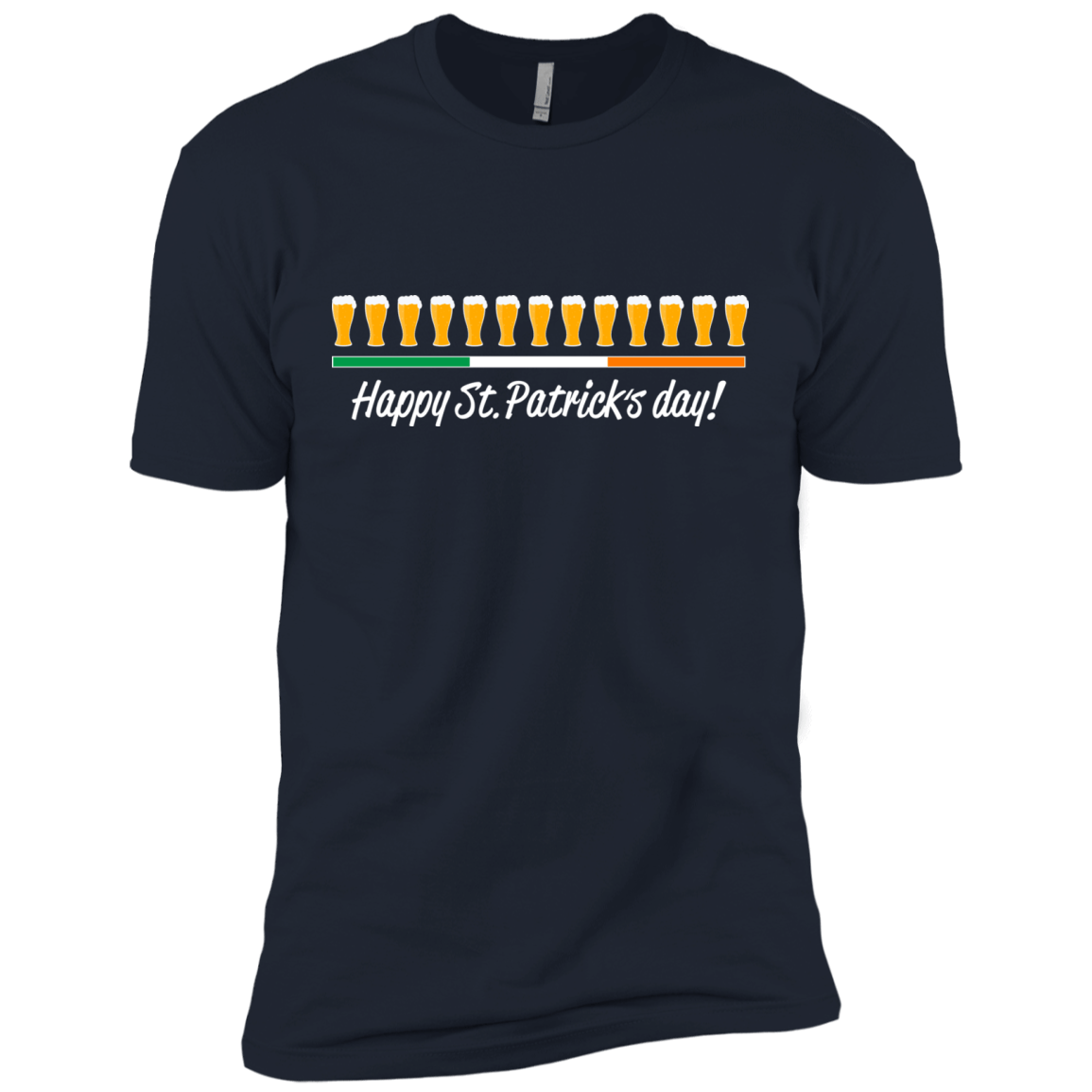 T-Shirts Midnight Navy / X-Small Happy St.Patricks Day Men's Premium T-Shirt
