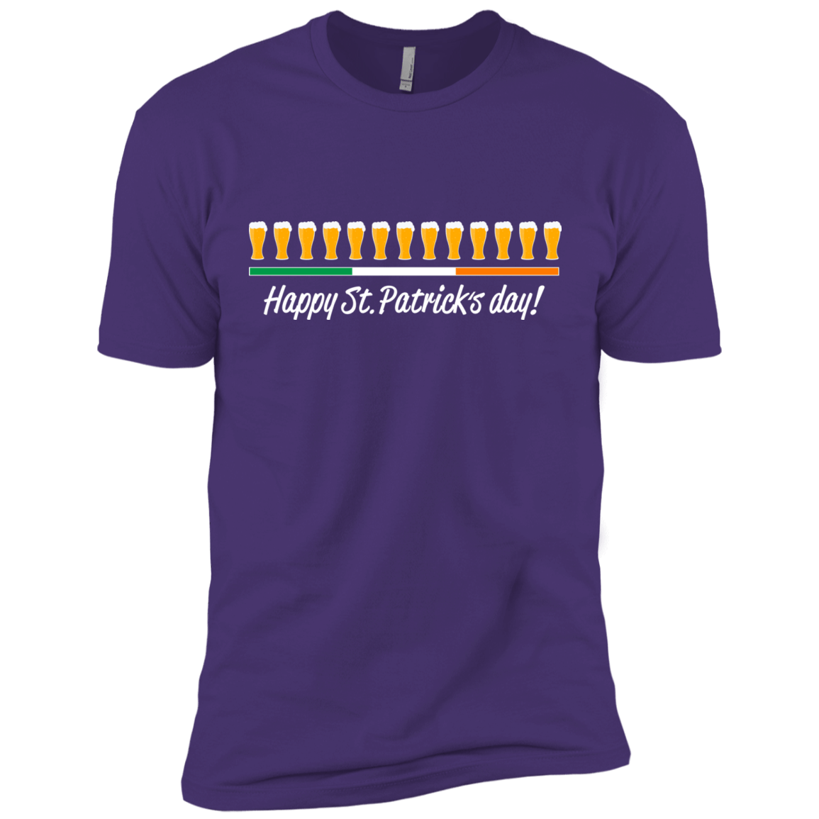 T-Shirts Purple Rush/ / X-Small Happy St.Patricks Day Men's Premium T-Shirt