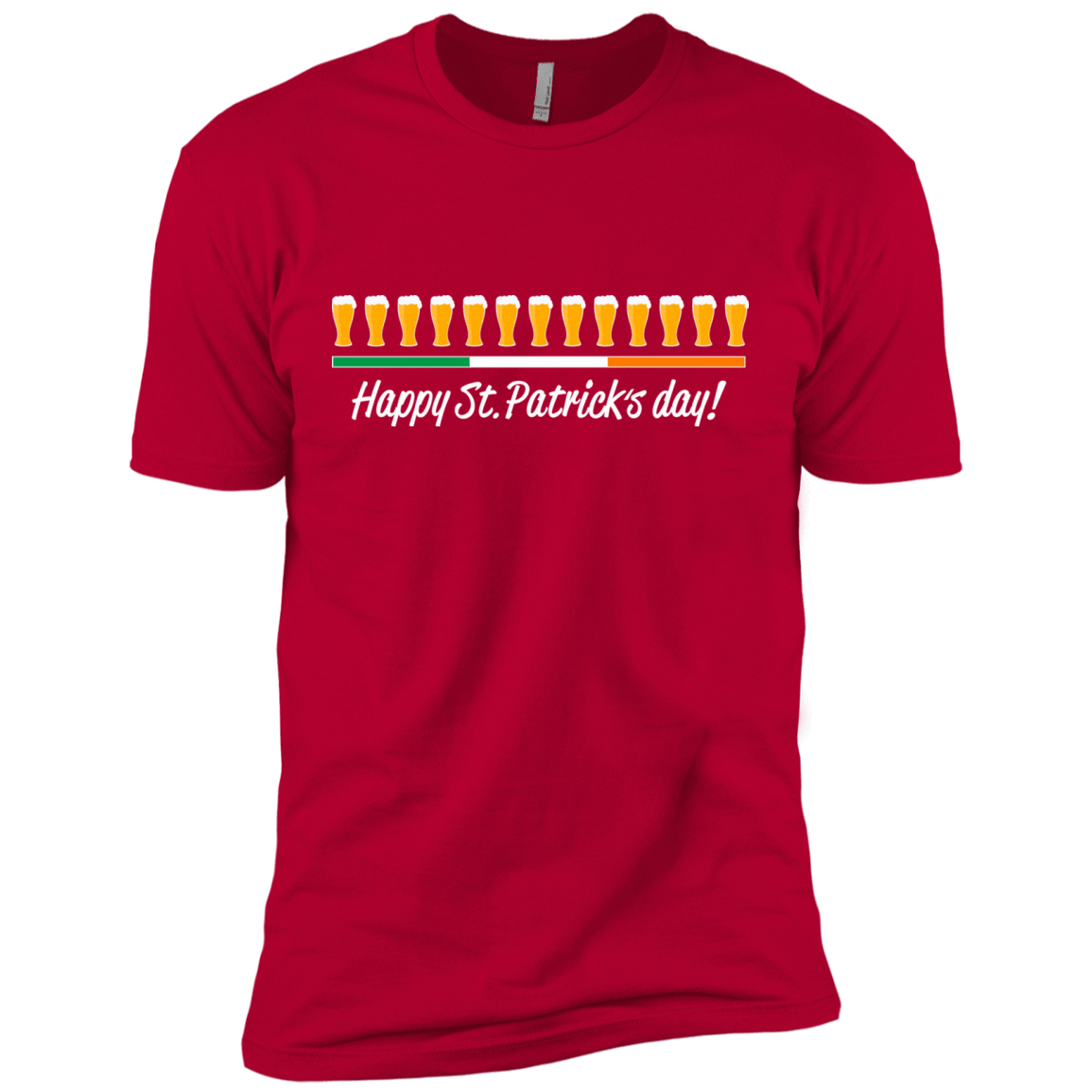 T-Shirts Red / X-Small Happy St.Patricks Day Men's Premium T-Shirt