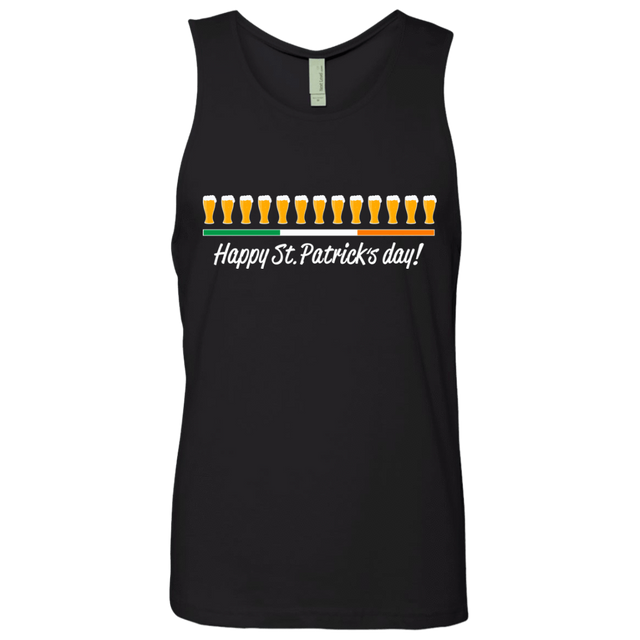 T-Shirts Black / Small Happy St.Patricks Day Men's Premium Tank Top