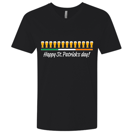 T-Shirts Black / X-Small Happy St.Patricks Day Men's Premium V-Neck