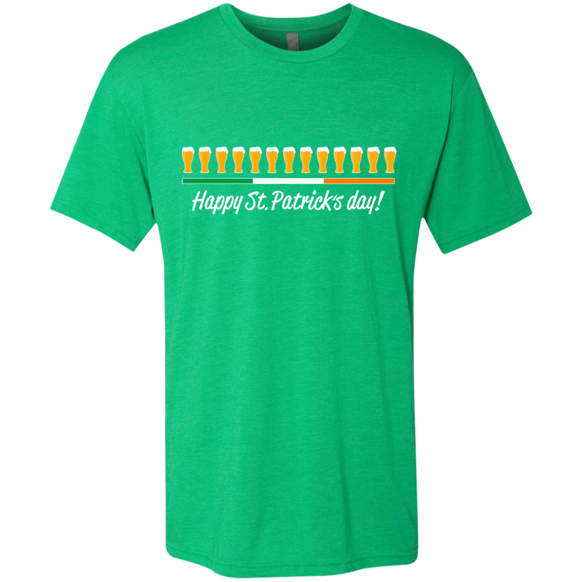 T-Shirts Envy / Small Happy St.Patricks Day Men's Triblend T-Shirt