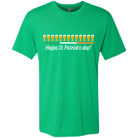 T-Shirts Envy / Small Happy St.Patricks Day Men's Triblend T-Shirt