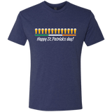 T-Shirts Vintage Navy / Small Happy St.Patricks Day Men's Triblend T-Shirt