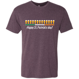 T-Shirts Vintage Purple / Small Happy St.Patricks Day Men's Triblend T-Shirt