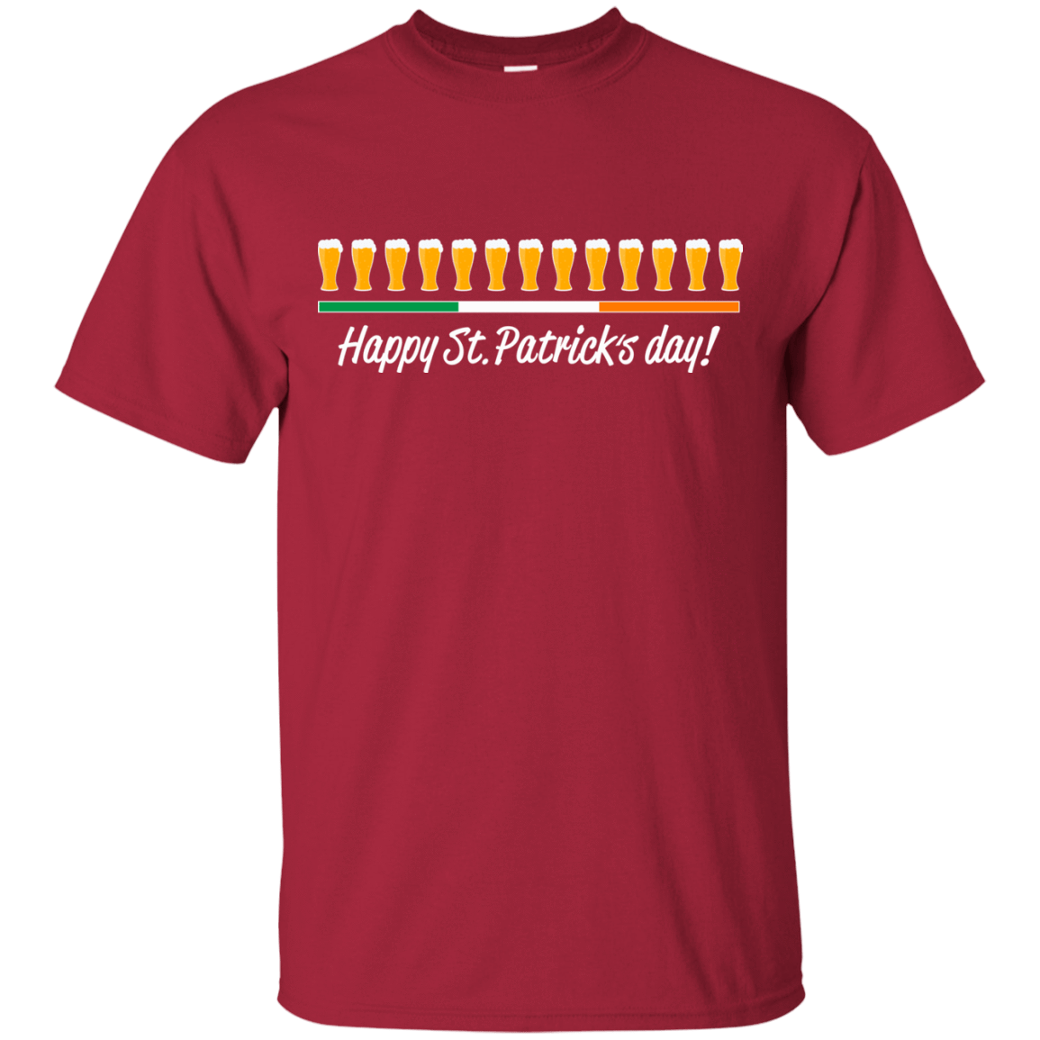 T-Shirts Cardinal / Small Happy St.Patricks Day T-Shirt