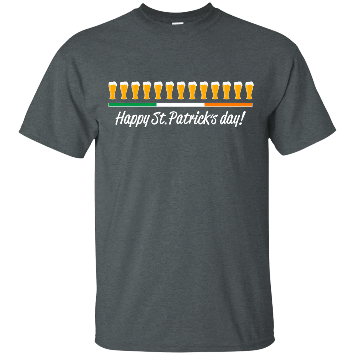 T-Shirts Dark Heather / Small Happy St.Patricks Day T-Shirt
