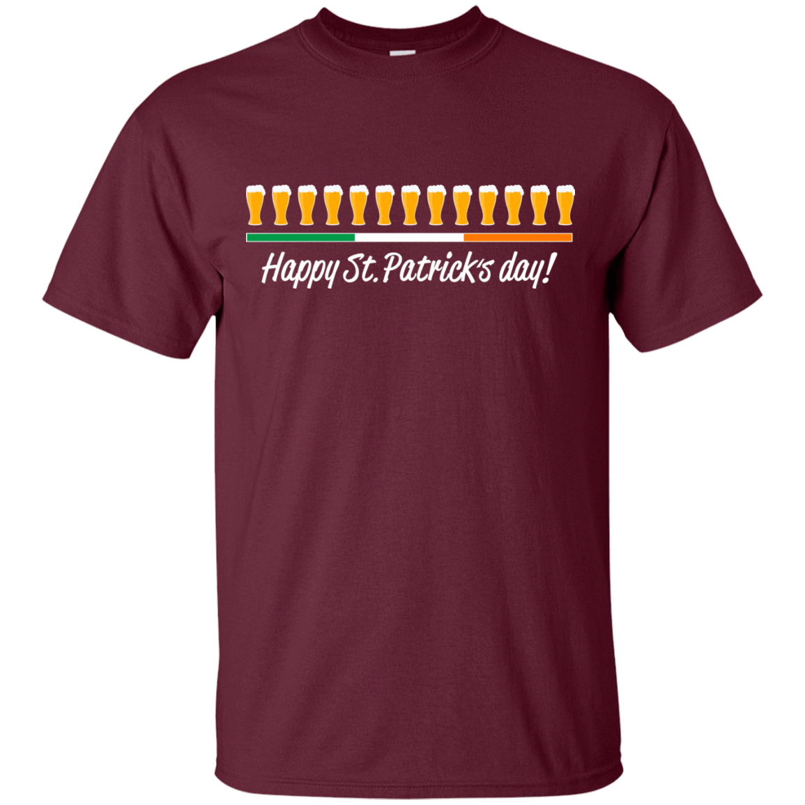 T-Shirts Maroon / Small Happy St.Patricks Day T-Shirt