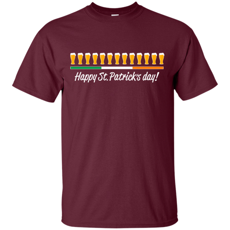 T-Shirts Maroon / Small Happy St.Patricks Day T-Shirt