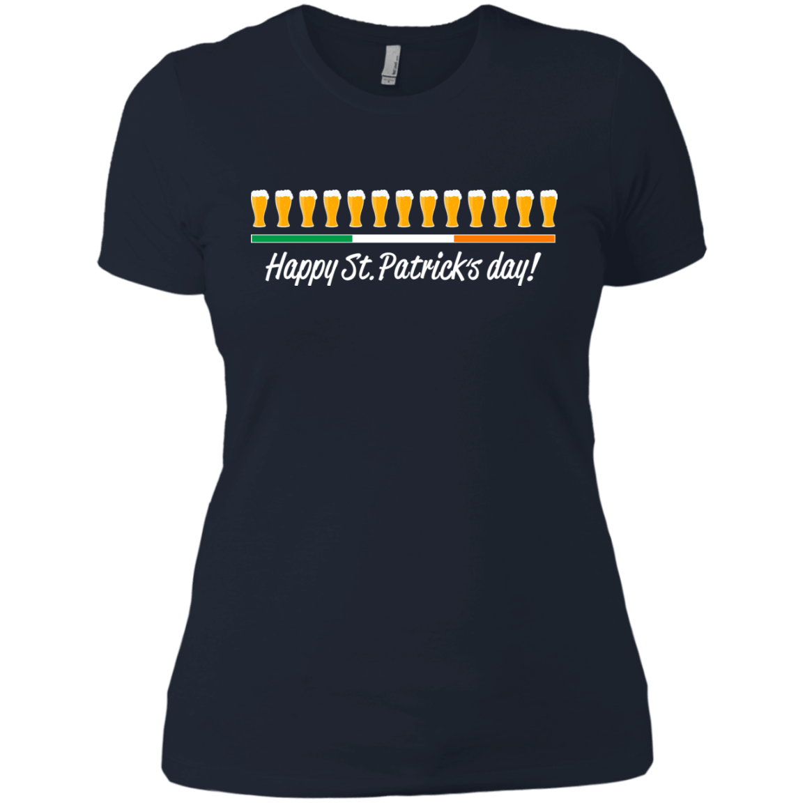 T-Shirts Midnight Navy / X-Small Happy St.Patricks Day Women's Premium T-Shirt