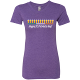 T-Shirts Purple Rush / Small Happy St.Patricks Day Women's Triblend T-Shirt