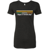 T-Shirts Vintage Black / Small Happy St.Patricks Day Women's Triblend T-Shirt