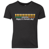 T-Shirts Vintage Black / YXS Happy St.Patricks Day Youth Triblend T-Shirt