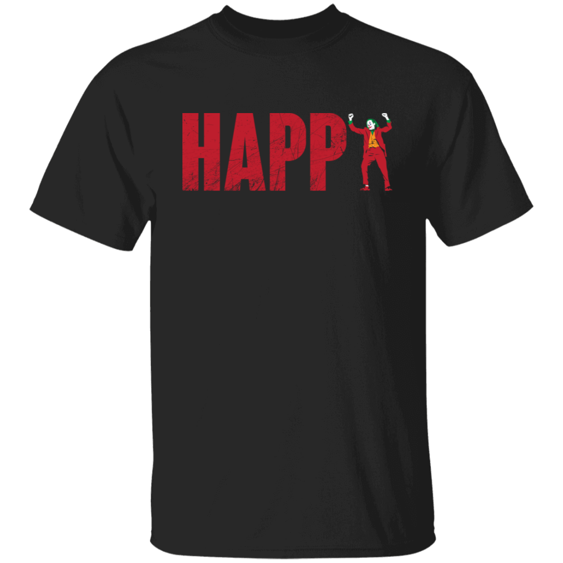 T-Shirts Black / S HAPPY T-Shirt