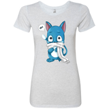 T-Shirts Heather White / Small Happy Women's Triblend T-Shirt