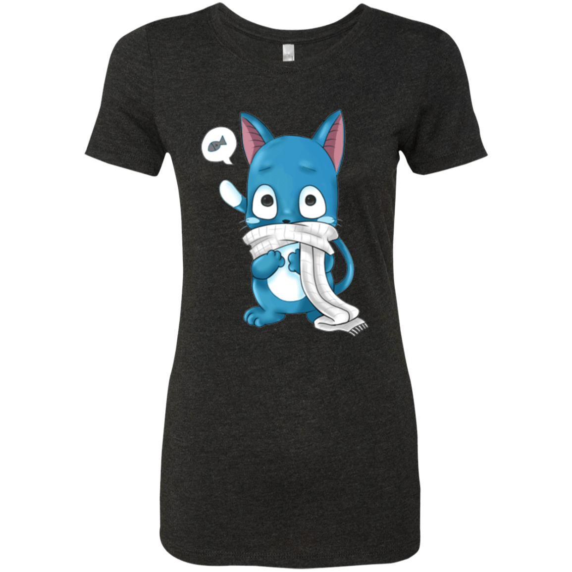 T-Shirts Vintage Black / Small Happy Women's Triblend T-Shirt