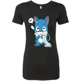 T-Shirts Vintage Black / Small Happy Women's Triblend T-Shirt