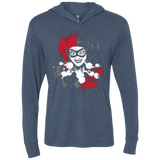 T-Shirts Indigo / X-Small Harlequin Triblend Long Sleeve Hoodie Tee