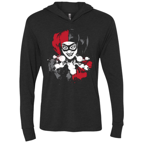 T-Shirts Vintage Black / X-Small Harlequin Triblend Long Sleeve Hoodie Tee