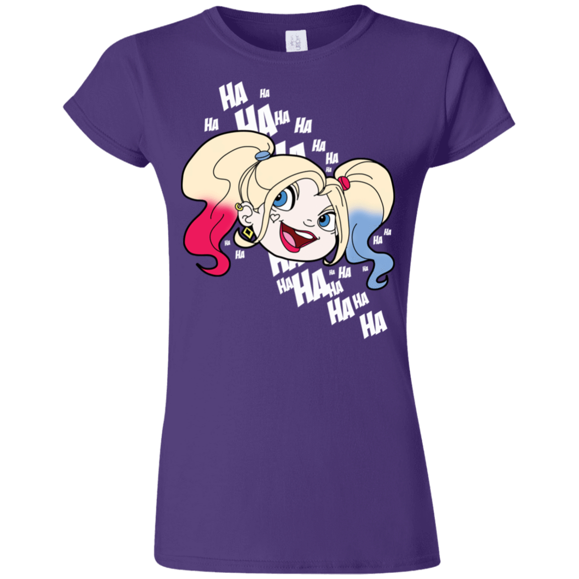 T-Shirts Purple / S Harley Head Junior Slimmer-Fit T-Shirt