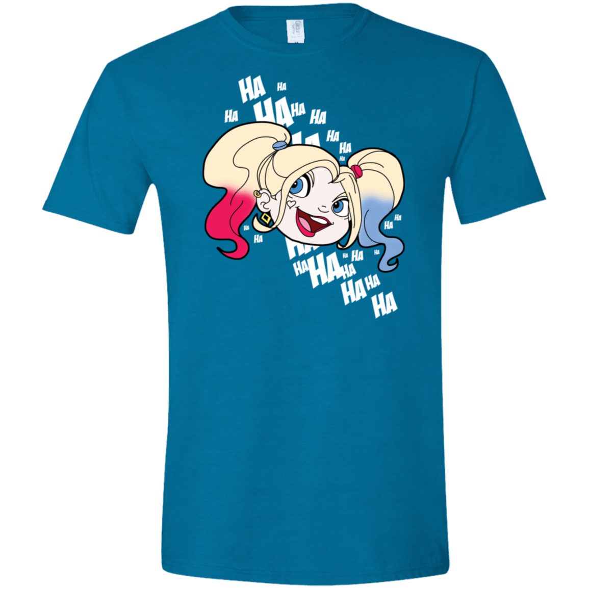 T-Shirts Antique Sapphire / S Harley Head Men's Semi-Fitted Softstyle