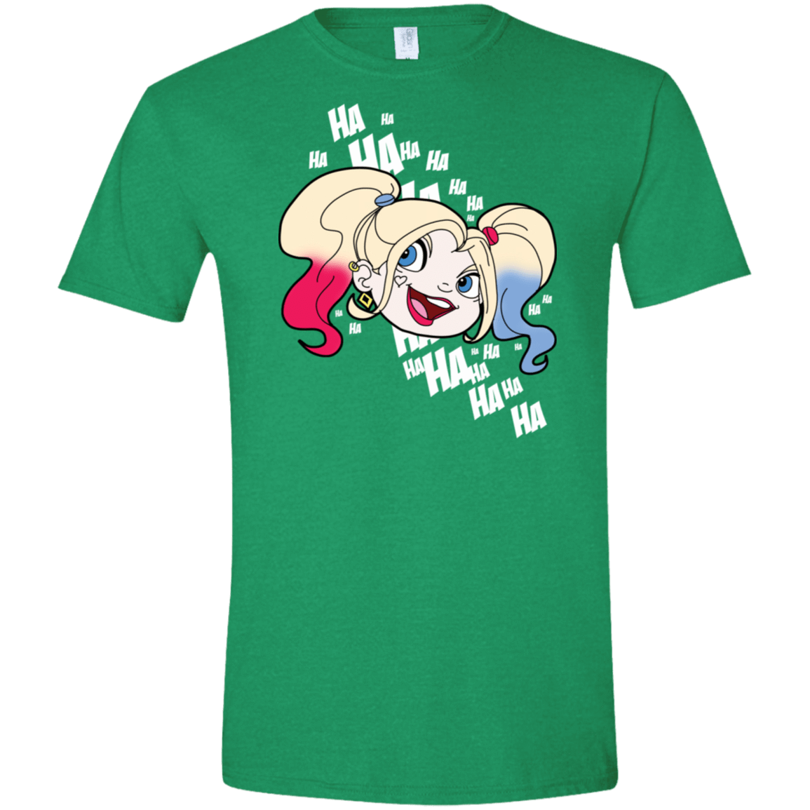 T-Shirts Heather Irish Green / S Harley Head Men's Semi-Fitted Softstyle